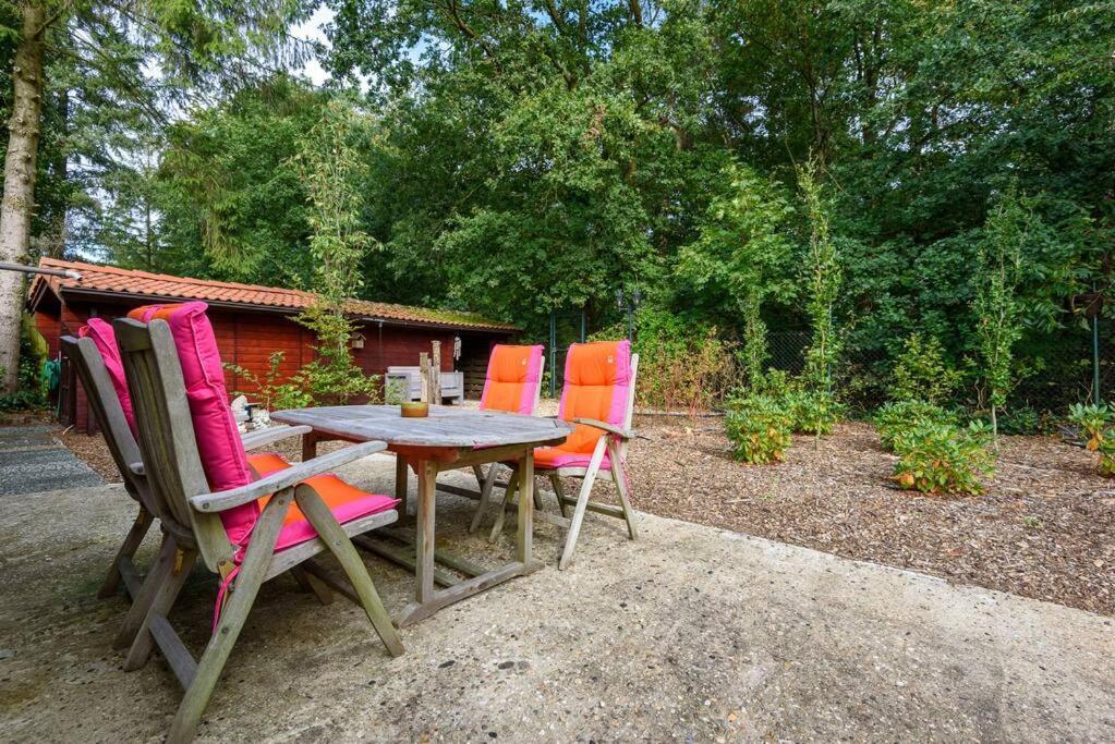 Spacious Wooden Cottage With Infra-Red Sauna At Veluwe プッテン エクステリア 写真
