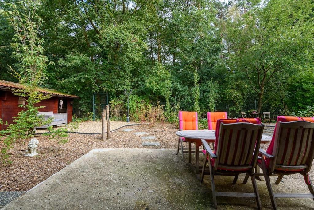 Spacious Wooden Cottage With Infra-Red Sauna At Veluwe プッテン エクステリア 写真